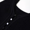 Fashionable slim fit short camisole knit top